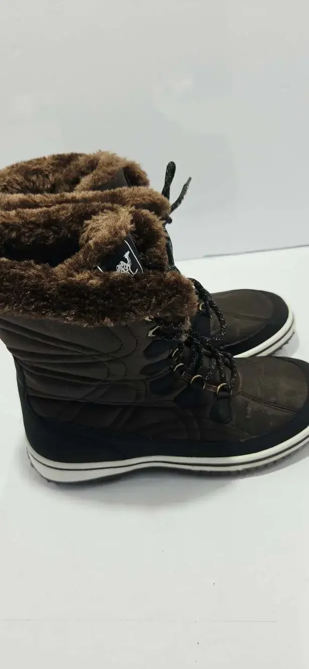 ZeroXposur Women's Winter Boots Faux Fur Lined Brown US 8 K94234601